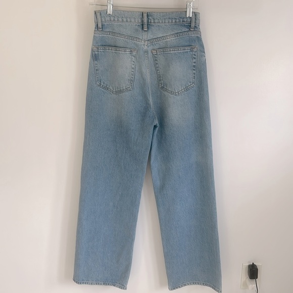 Reformation Jeans Wilder High Rise Wide Leg Cropped Jeans Women's size 27 - Picture 5 of 9